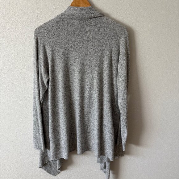 Westbound Gray Open Front Cardigan Sweater Size M - Picture 3 of 5
